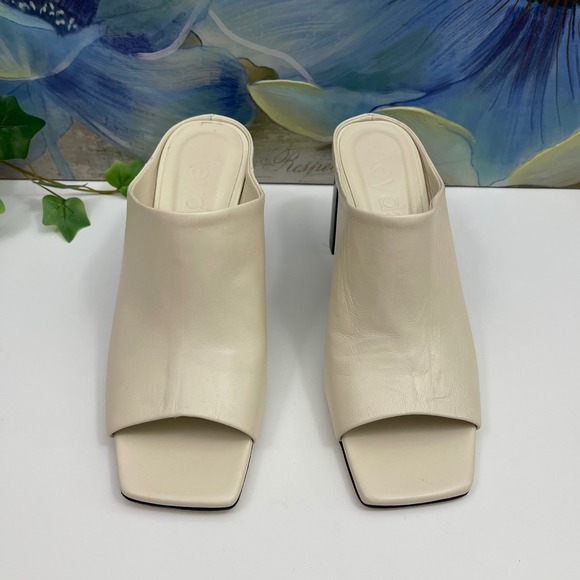 AEYDE Raf Sandal In Creamy Leather Size 39 - Picture 2 of 13